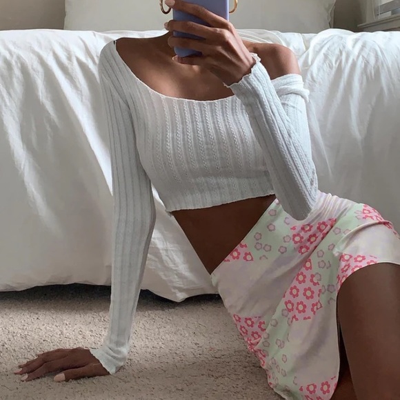 princess polly pointelle top 💖 - Picture 4 of 4